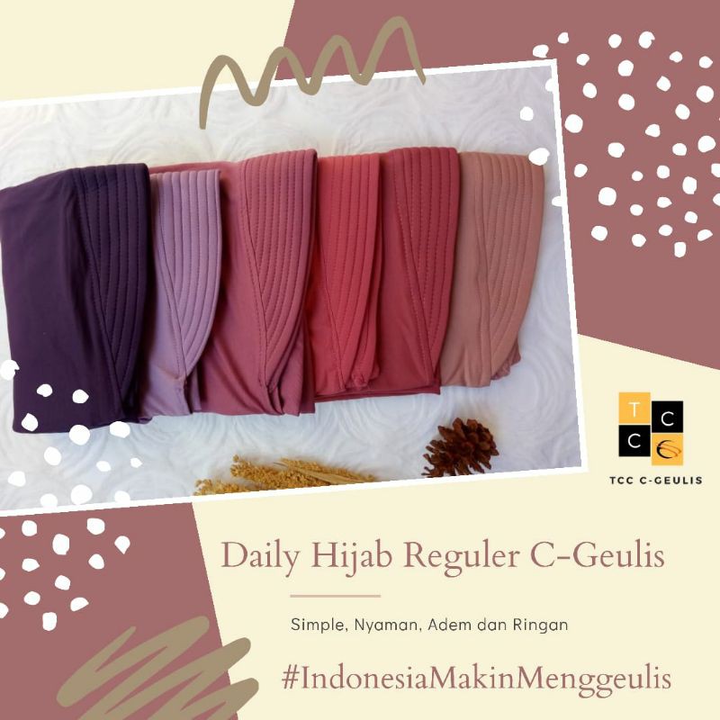 Daily Hijab reguler by c-geulis hijab bergo