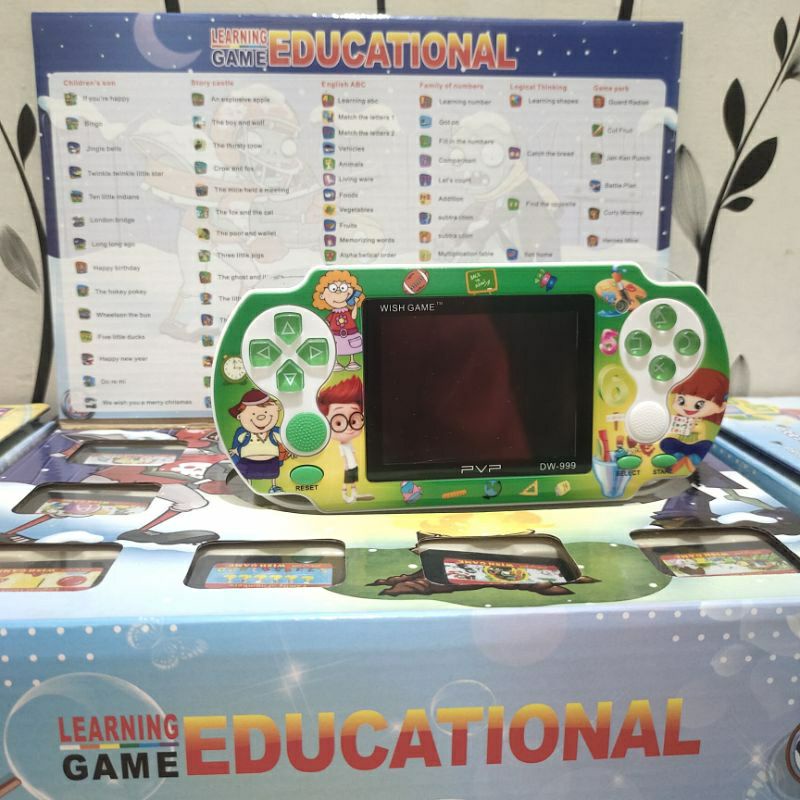 Gameboy portable PVP  EDUCATIONAL BELAJAR SAMBIL BERMAIN