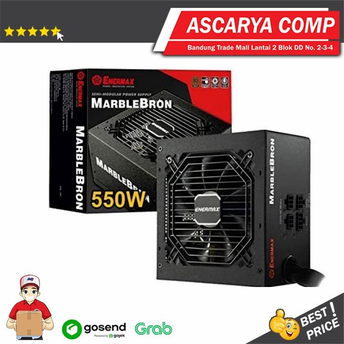 Power Supply Enermax MARBLE BRON 550watt 80+ Bronze Semi Modular - PSU