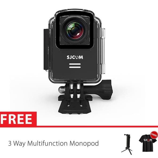 SJCAM M20 WiFi Mini Sports Action Kamera 3 Way Monopod