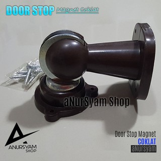 Door Stop Magnet  Penahan Pintu  Magnet  Coklat Shopee 