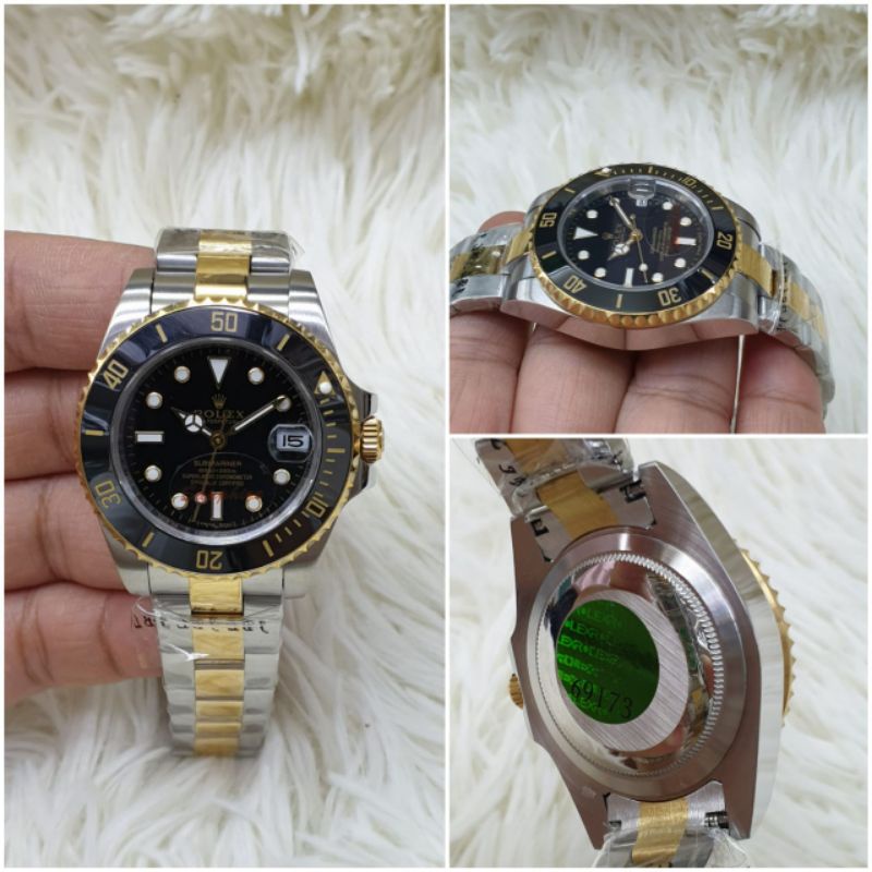 Jam Tangan Rolex Submariner Swiss ETA 1:1 Best Edition Automatic Black Dial Date On 36mm Free Bok