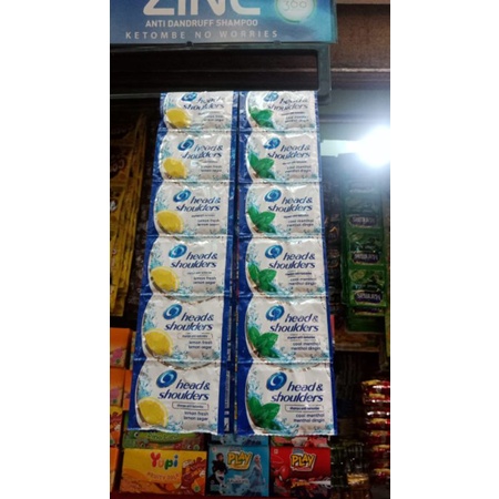 Shampo Head &amp; Shoulder Sachet ( 12 × 10ml)