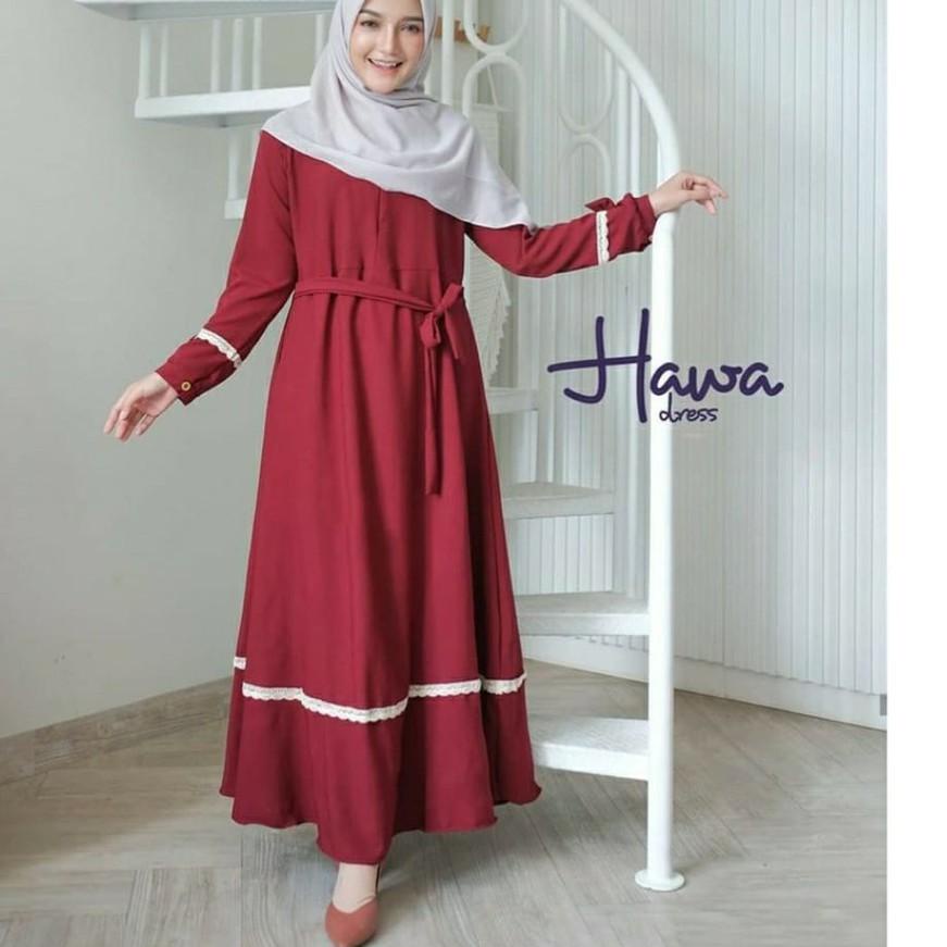 ❆ Baju Gamis Wanita Muslim Cewek Dewasa Dress Hananda Terbaru kekinian fashion muslim modern Murah ➨