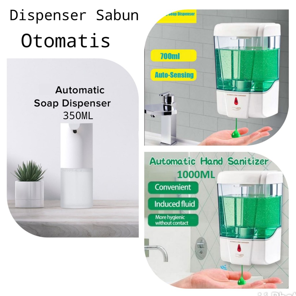 Dispenser Sabun Cair Otomatis Wall Dispenser Sabun Tempat Sabun Cair Otomatis