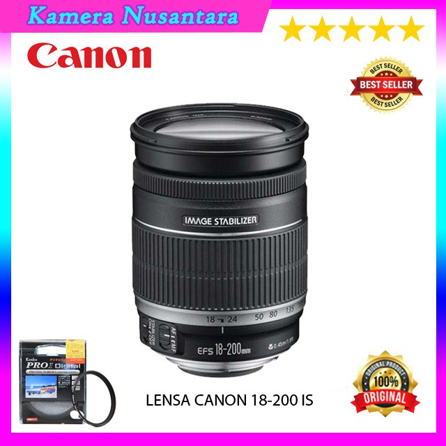 CANON 18-200MM / LENSA CANON 18-200MM IS / CANON 18 200 - ORIGINAL