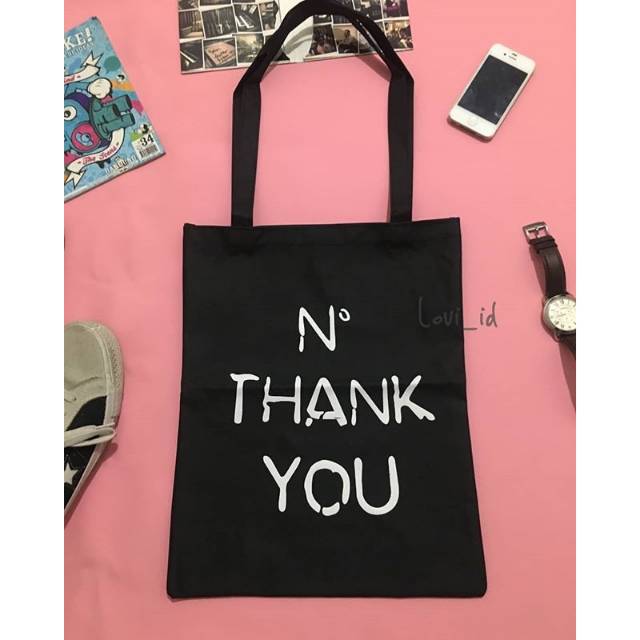 Lovi_id - Tas Tote Bag Thank You