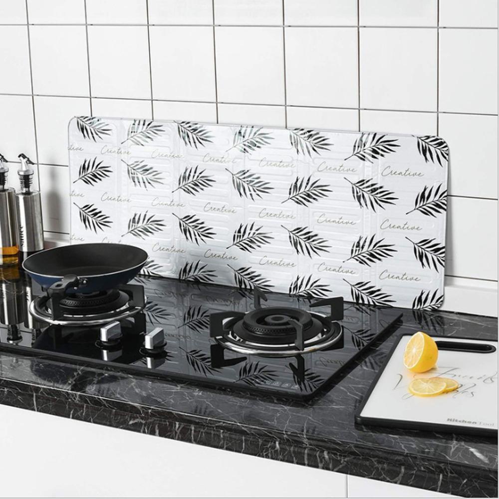 Pelindung Kompor Gas Nanas Peralatan Masak Baru Kichen Accessories Screen Plate Kitchen Frying