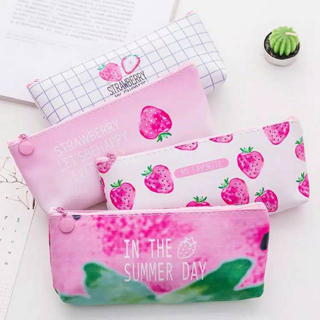 Tempat Pensil Summer Strawberry