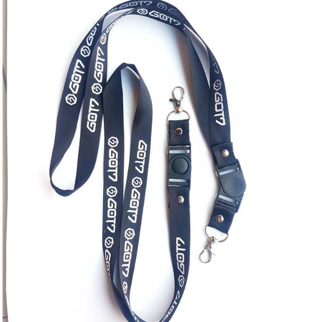 GOT7 LANYARD GANTUNGAN TALI LANYARD ID CARD STRAP KEYRING KEYCHAIN KPOP