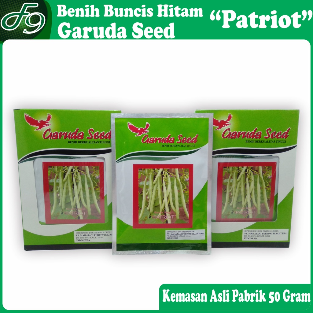 Benih Buncis Hitam Unggul Patriot Garuda Seed 50 Gram