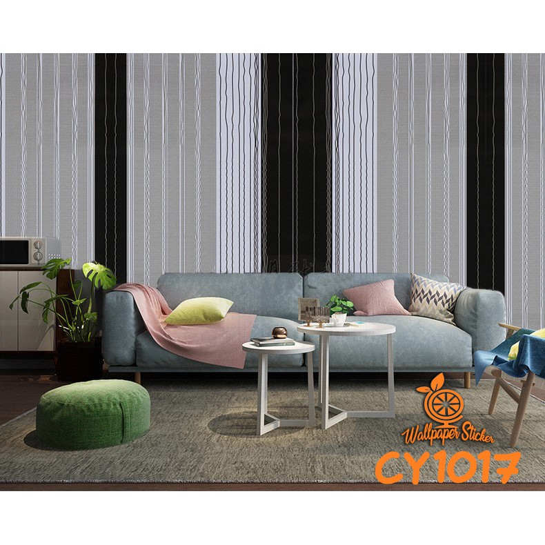 Wallpaper dinding 3d motif salur CY / Wallpaper dinding kamar tidur anak wallstiker 45cm x 9m