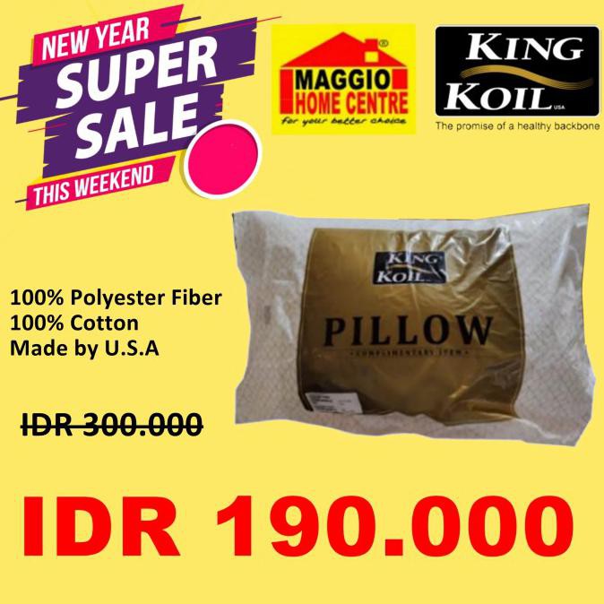 Ready Stok - Bantal Kingkoil Springbed Original | Maggio