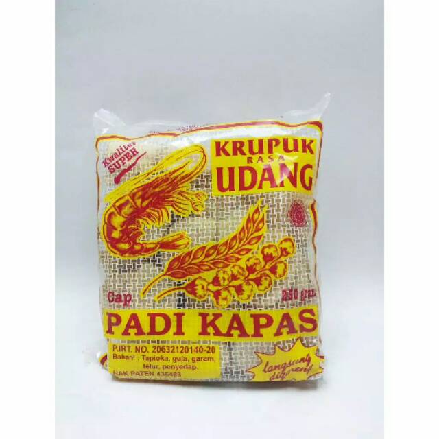 

Krupuk udang padi kapas