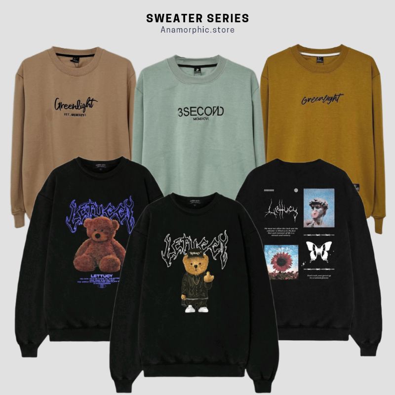 SWEATER 3SECOND | BEAR | STREETWEAR | PREMIUM