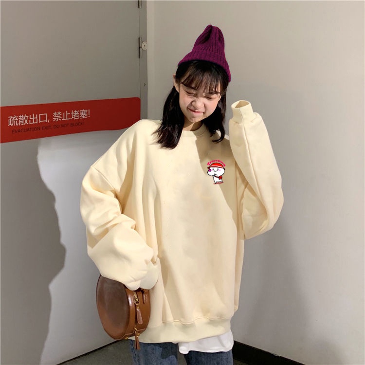 🅳🅵 Sweater Quby Travelling Aesthetic Pria &amp; Wanita | Sweater Korea Style Fleece Cotton | Dhea Fashion