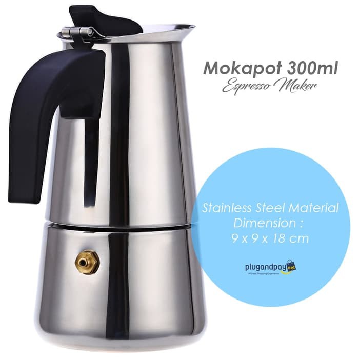 Mokapot Moka Pot Espresso Maker Alat Kopi 300ml - pnp.gadget