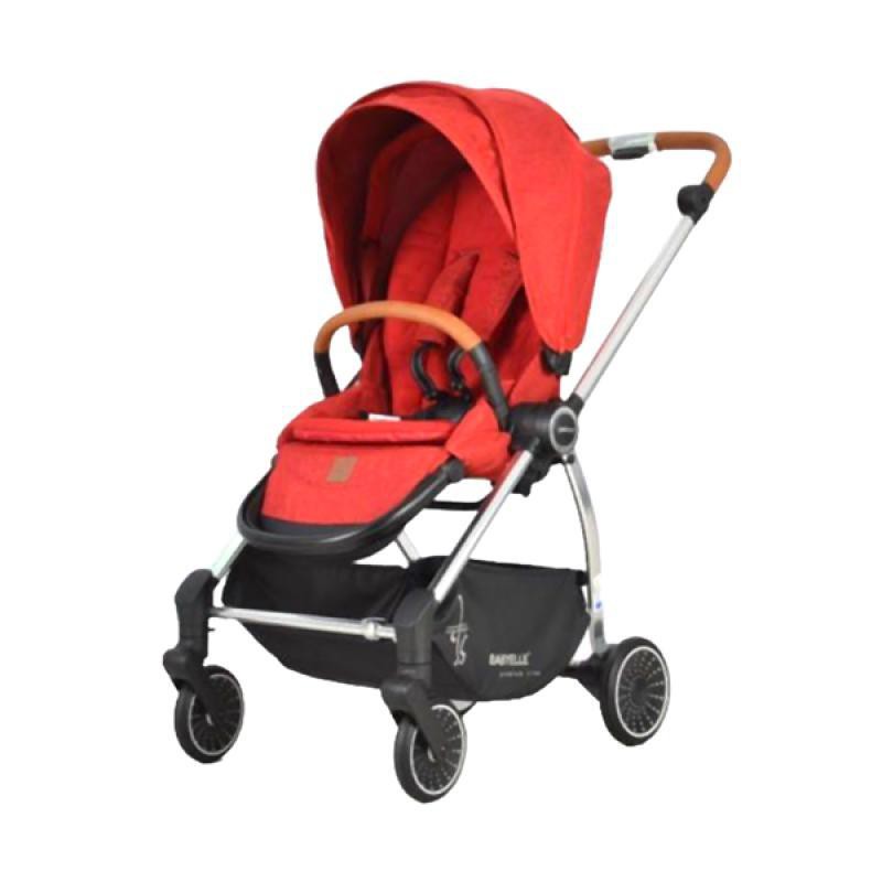 Stroller Hadap Ibu Kereta Dorong Bayi BabyElle S 888 Platinum