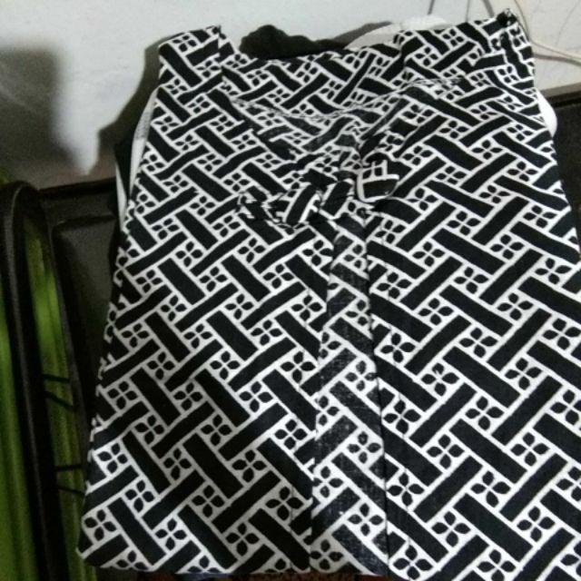 Batik Dolby Dolbi Dobby Doby Tenun Sutra Tulis Katun Atbm Baron Atasan Batik Wanita Sogan Srg308