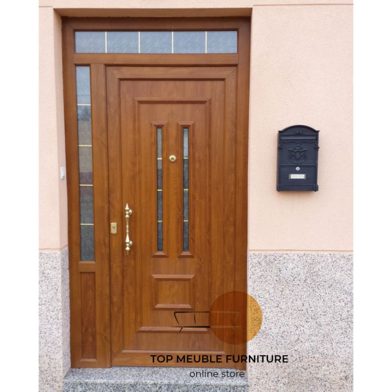 Kusen pintu minimalis modern kayu jati tpk  80 x 200 dimensi 110 x 200