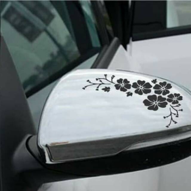 Cutting stiker spion mobil bunga keren