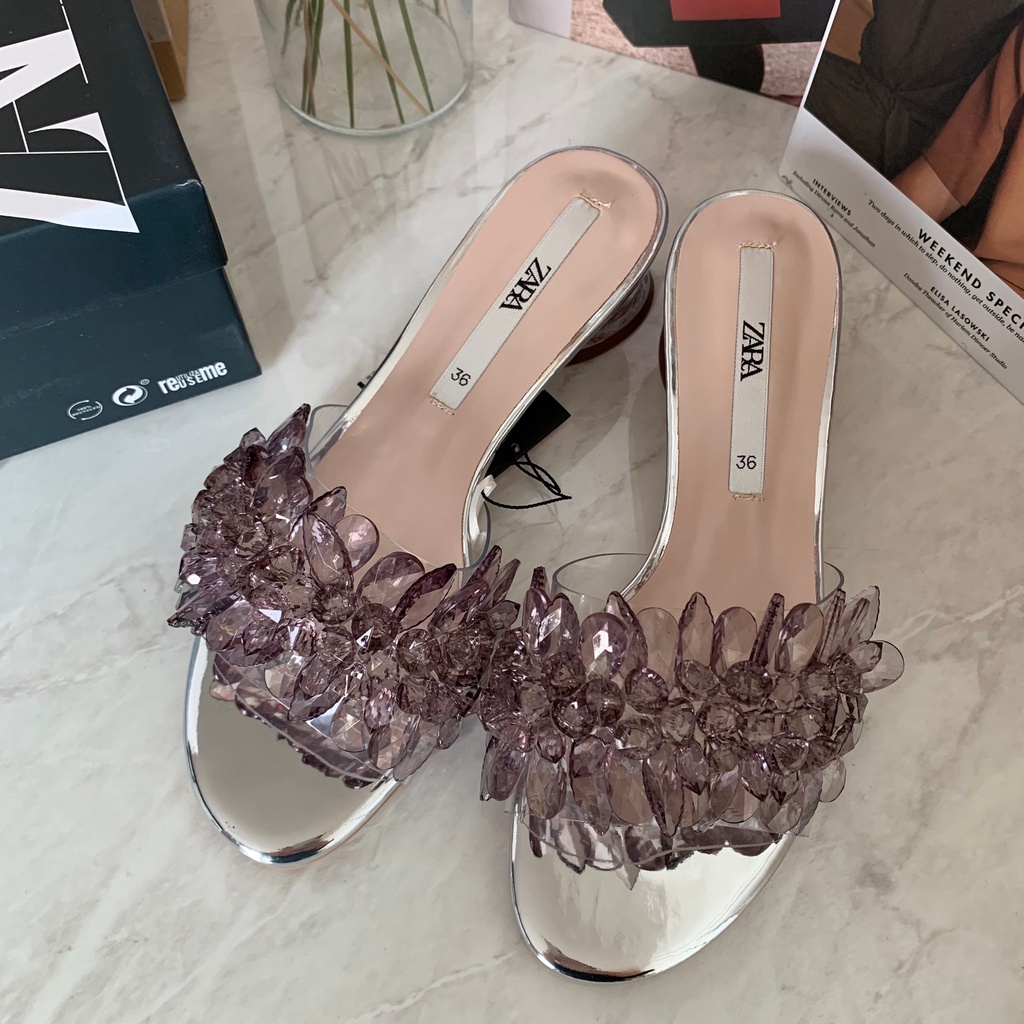 SANDAL WANITA ZS360 HEELED SANDALS PREMIUM IMPORT