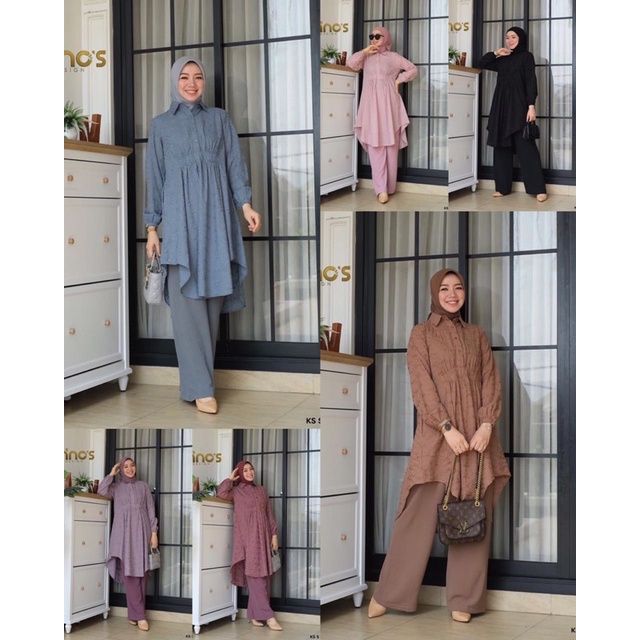 Setcelan Tunic Dan Celana By NINOS DESIGN 0173