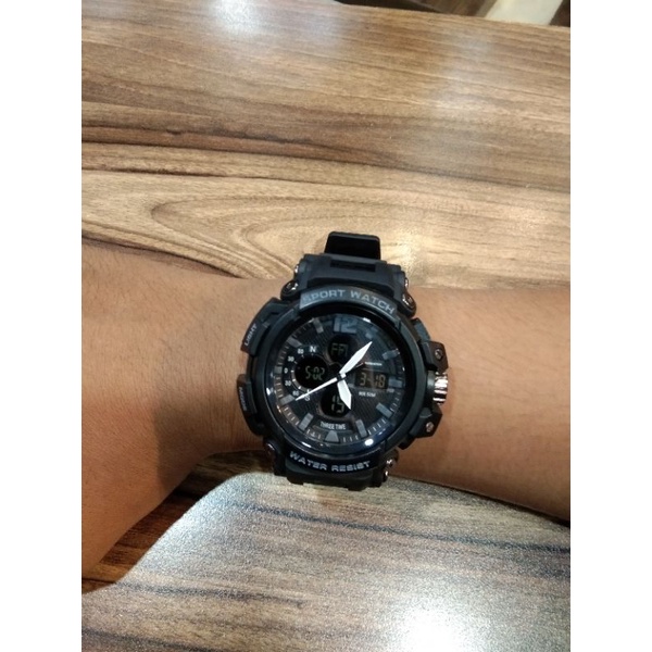 JAM TANGAN DIGITAL ANALOG FORESTER JTF 1014 | JAM TANGAN PRIA DUAL TIME FORESTER 1014