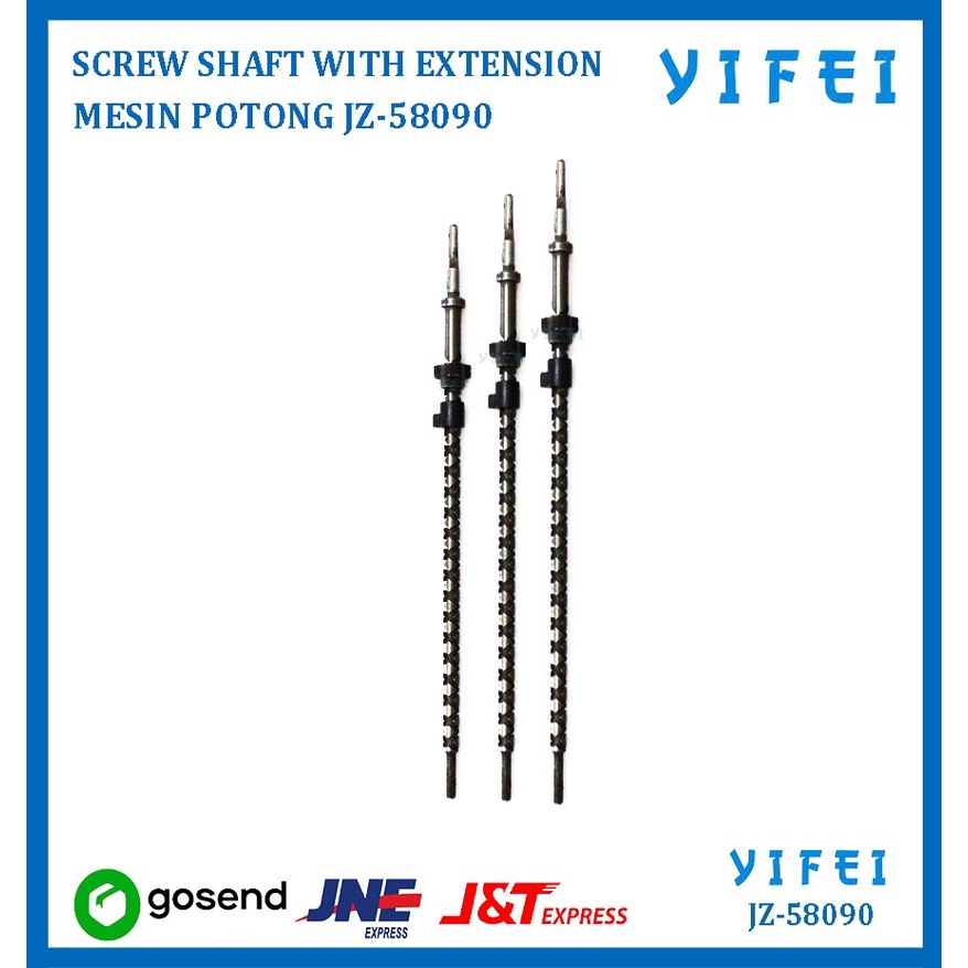 SCREW SHAFT WITH EXTENSION M-106 MESIN POTONG KM YIFEI-58090