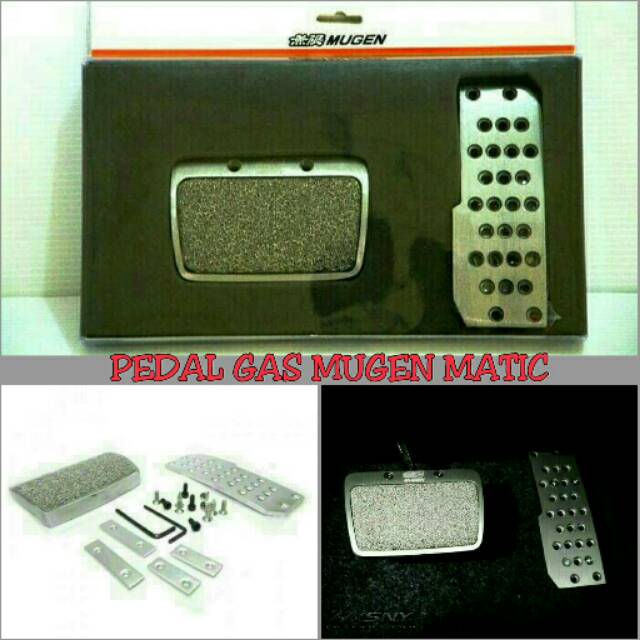 Tatakan Pedal Gas Mobil Matic MUGEN