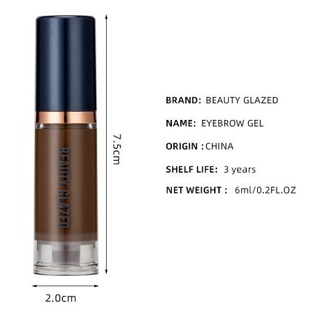 Beauty Glazed Eyebrow Gel Long Lasting Eyebrow Waterproof Beauty Glazed Eyebrow Beauty Glazed Alis Beauty Glazed