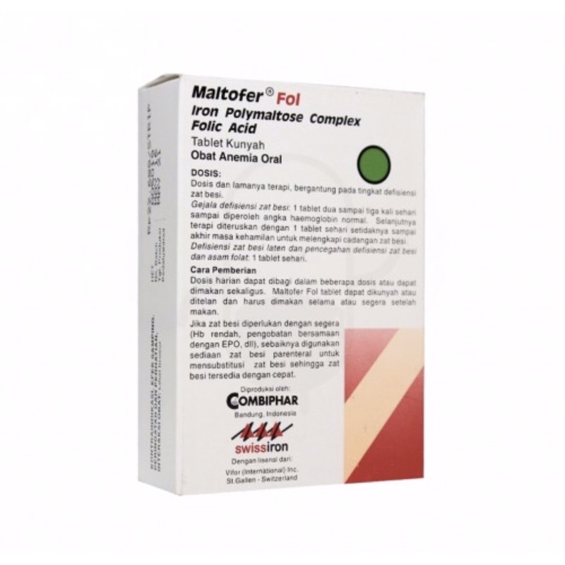 Maltofer fol &amp; Maltofer strip 6 tablet ( maltofer fol untuk masa kehamilan )