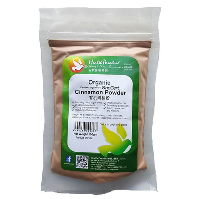 

GRATIS ! Health Paradise Organic Cinnamon Powder / Bubuk Kayu Manis 100Gr