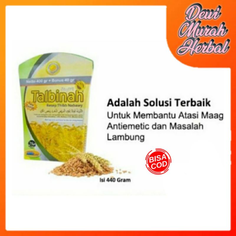 

Talbinah Tepung Gandum Obat Maag 400+40Gram Original Assabil AminFood