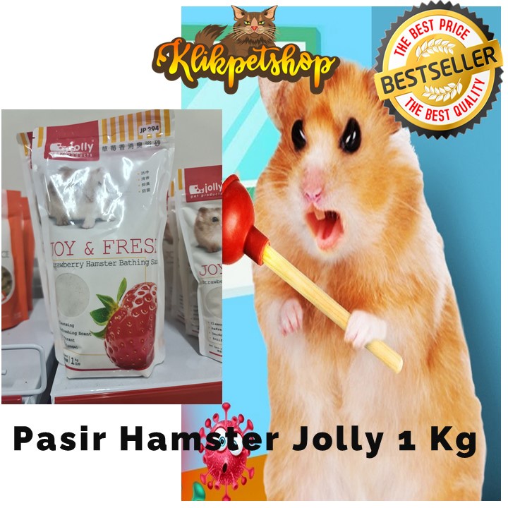 Pasir Mandi Hamster Wangi Kesayangan 1 kilogram