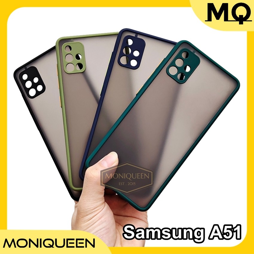 Hybrid Aero Case Samsung A10S A20S A50S A21S A70S A51 A11 M11 A01 CORE Lens Camera Cover Soft Case-Samsung A51