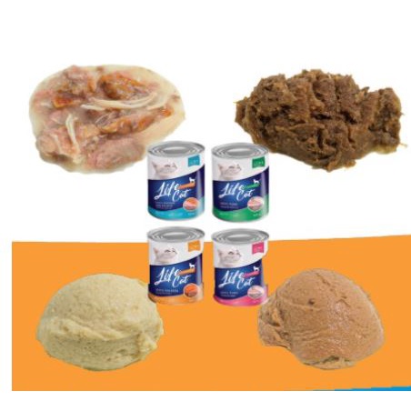 LIFE CAT CAN | kaleng kitten adult makanan kucing basah dewasa dan anak, wet food 400Gram