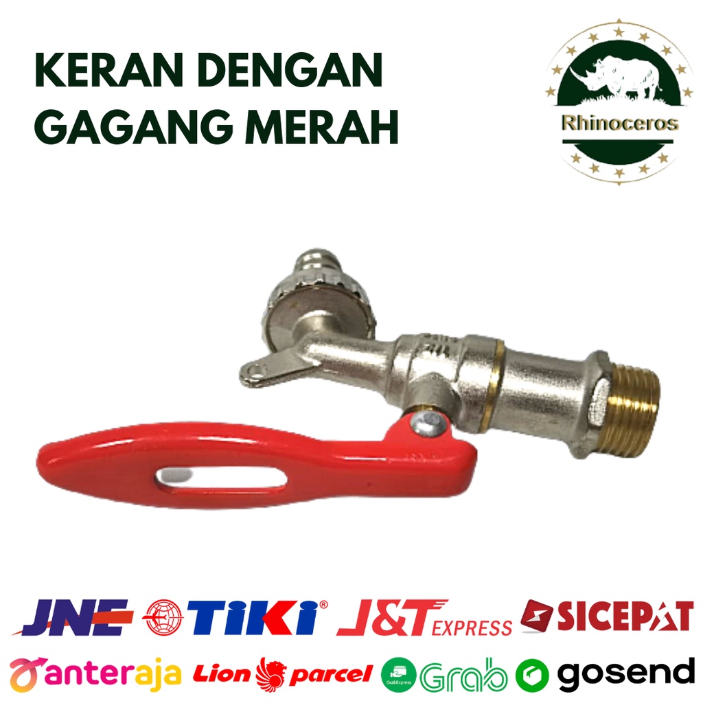 Keran Air Kuningan Kran Air Drat Fleksibel Tembok 1/2Inch Bisa Dikunci