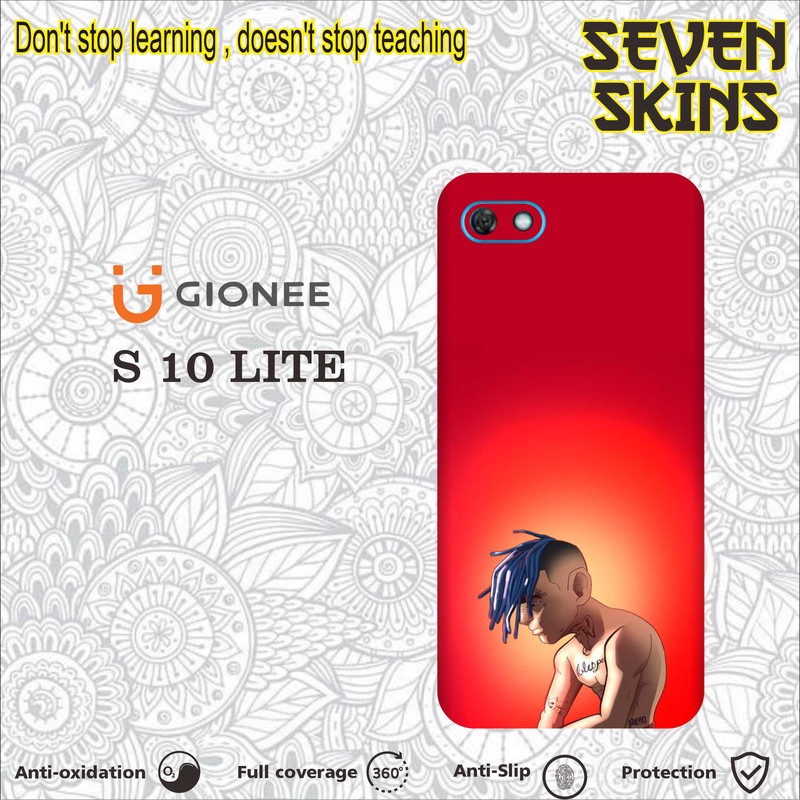SKIN HANDPHONE DAPAT 2 PCS  GIONEE S10 LITE KARTUN