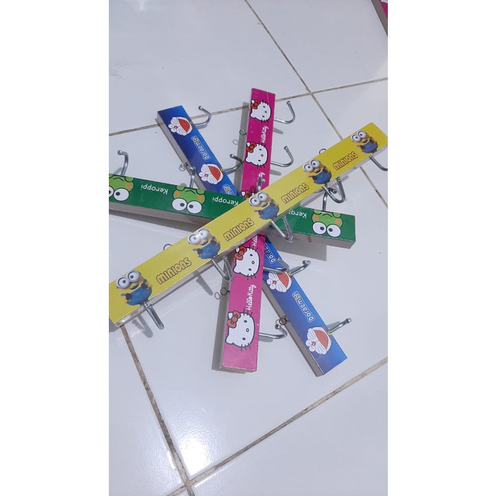 GANTUNGAN BAJU KAPSTOP KARAKTER KARTUN MURAH TANGERANG