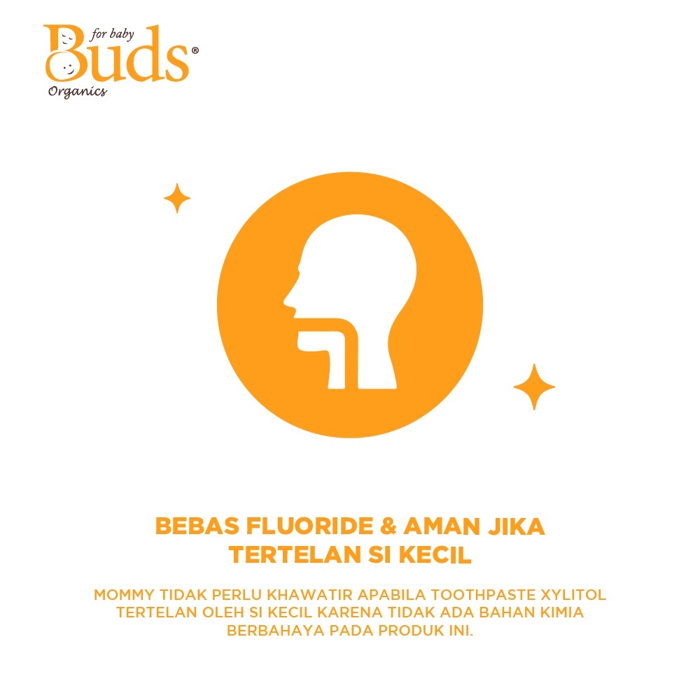 BUDS ORGANICS ORAL GEL FOR BABY TEETH&amp;GUMS  PASTA GIGI BAYI 0-1 THN AMAN TELAN exp 11/2024