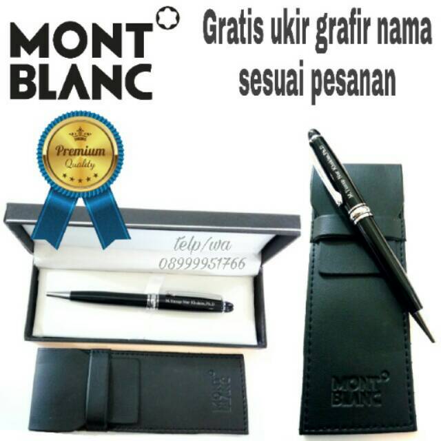 

Pulpen mewah montblanc gratis ukir grafir nama