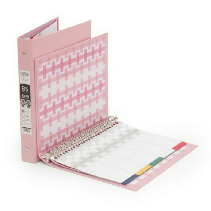 

Hari Ini Multiring Binder B5 - Musky Pink 26 Ring - 25 Mm Merk Bantex 1336.74 Bergaransi