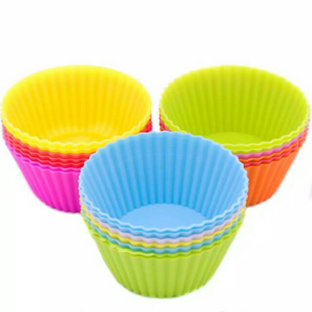 7cm CETAKAN SILIKON MUFFIN CUPCAKE LOYANG KUE MOLD cookies cutter  SILMAT fondant Rolling pin