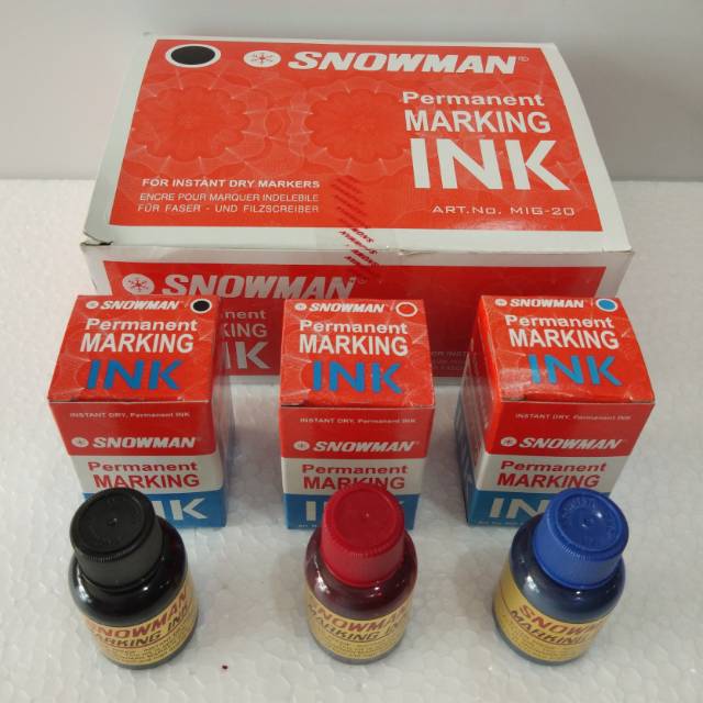 

Tinta Spidol Snowman Marker