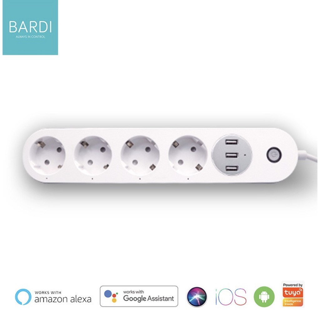 BARDI Smart Extention Power Strips (Smart Stop Kontak, WIFI)