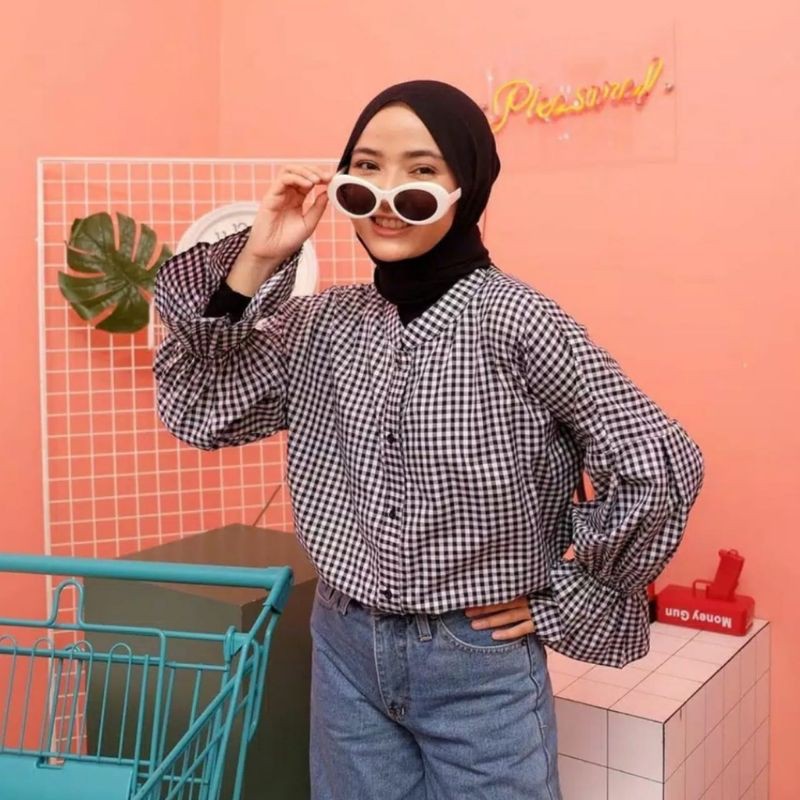 Cutie Top atasan wanita fashion kekinian