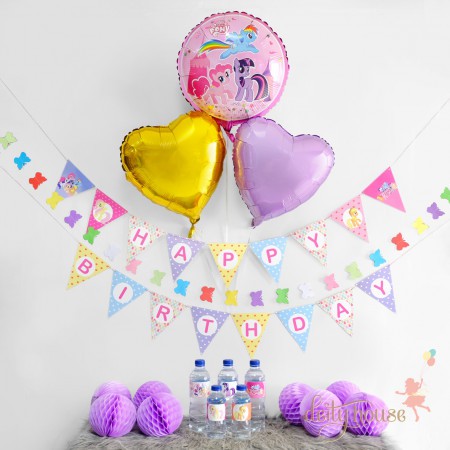 BIRTHDAY DECORATION SET - MY LITTLE PONY
