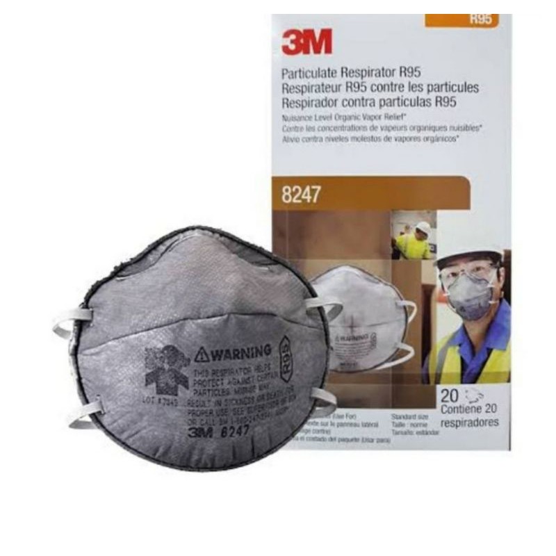 masker 3m 8247 r95.masker karbon original