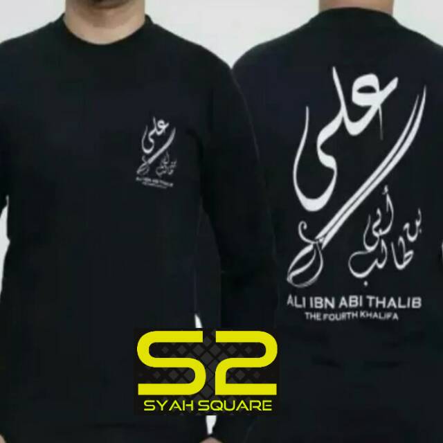 Kaos lengan panjang ali bin abi thalib